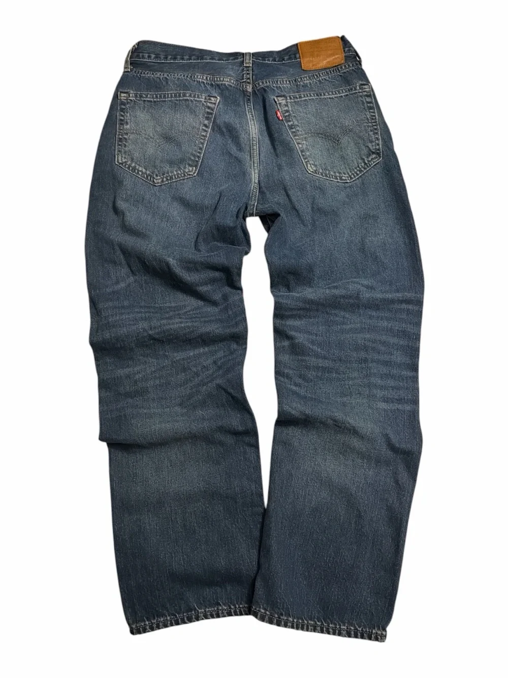 Big E Levi’s 505 denim blue jeans straight leg relax baggy 90s y2k vintage style